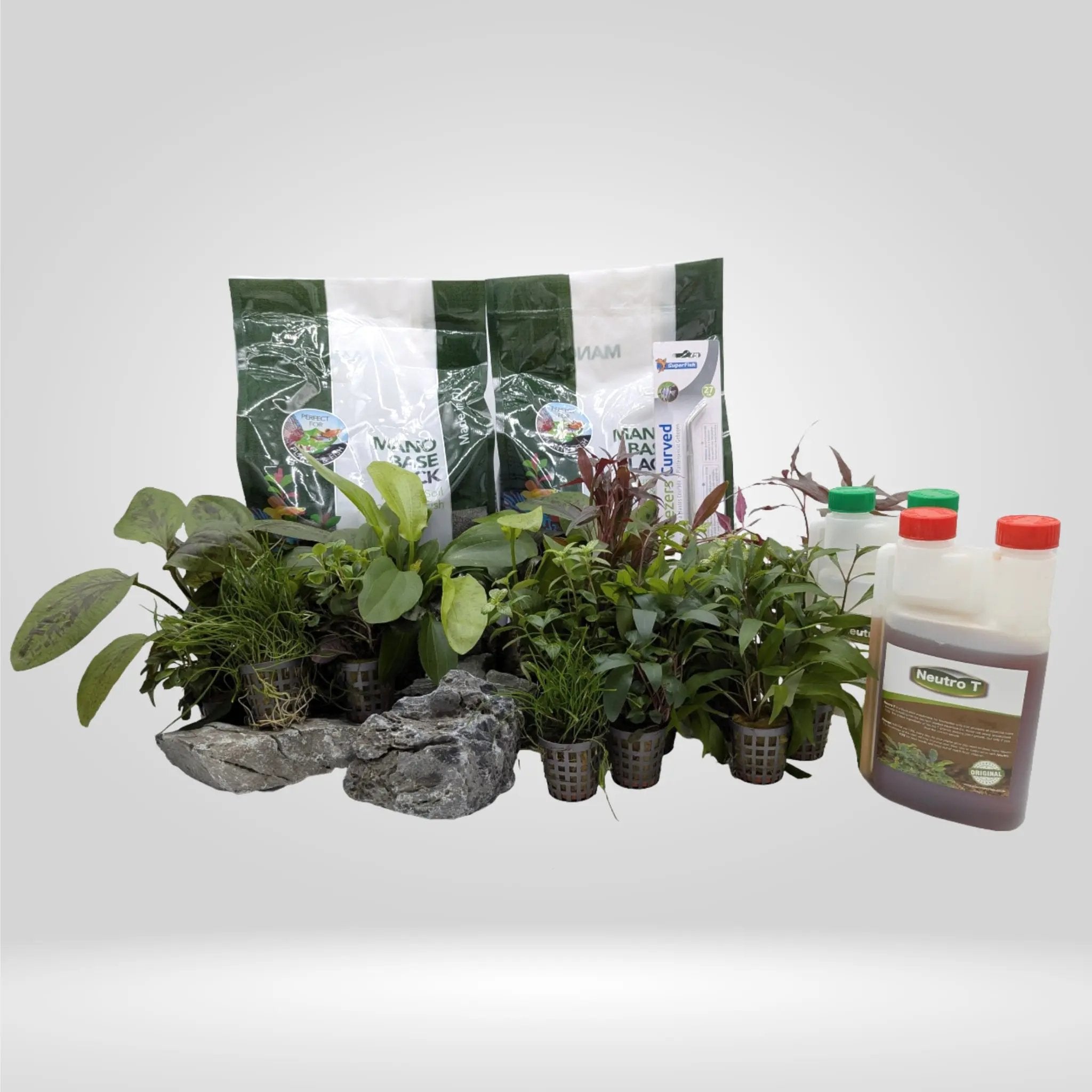 Complete Planted Aquarium Tank Bundle - 120L Aqua Essentials