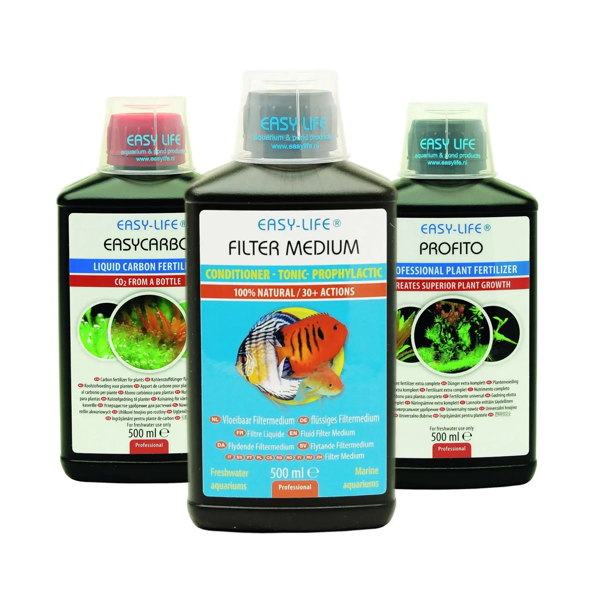 EasyLife Complete Water Care Bundle - EasyCarbo, Profito & Filter Medium Easy Life