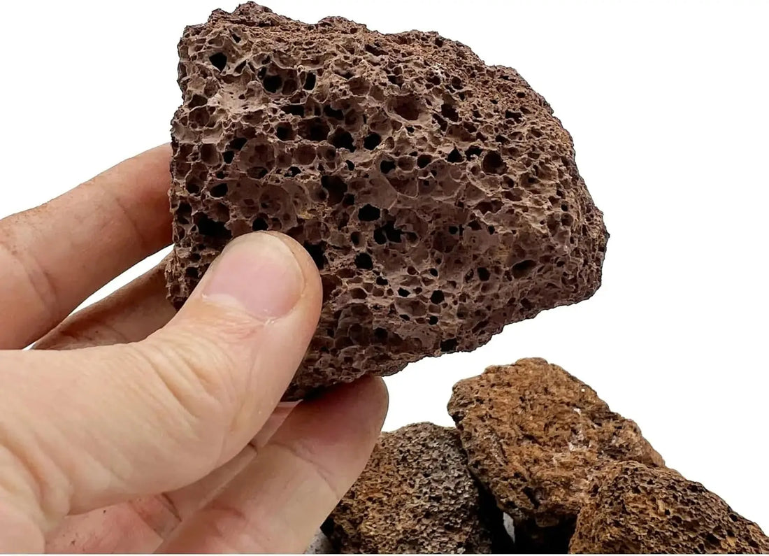 Red Lava Nano Rocks | Perfect for Aquascaping Wio