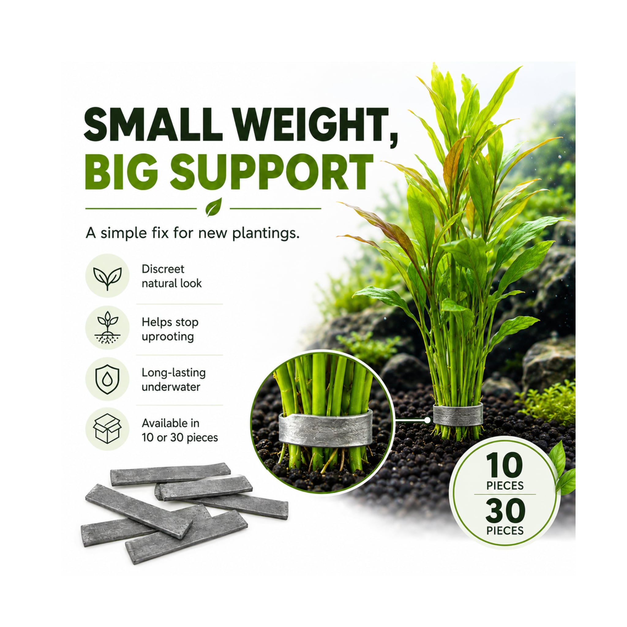 Aquarium Plant Lead Weights