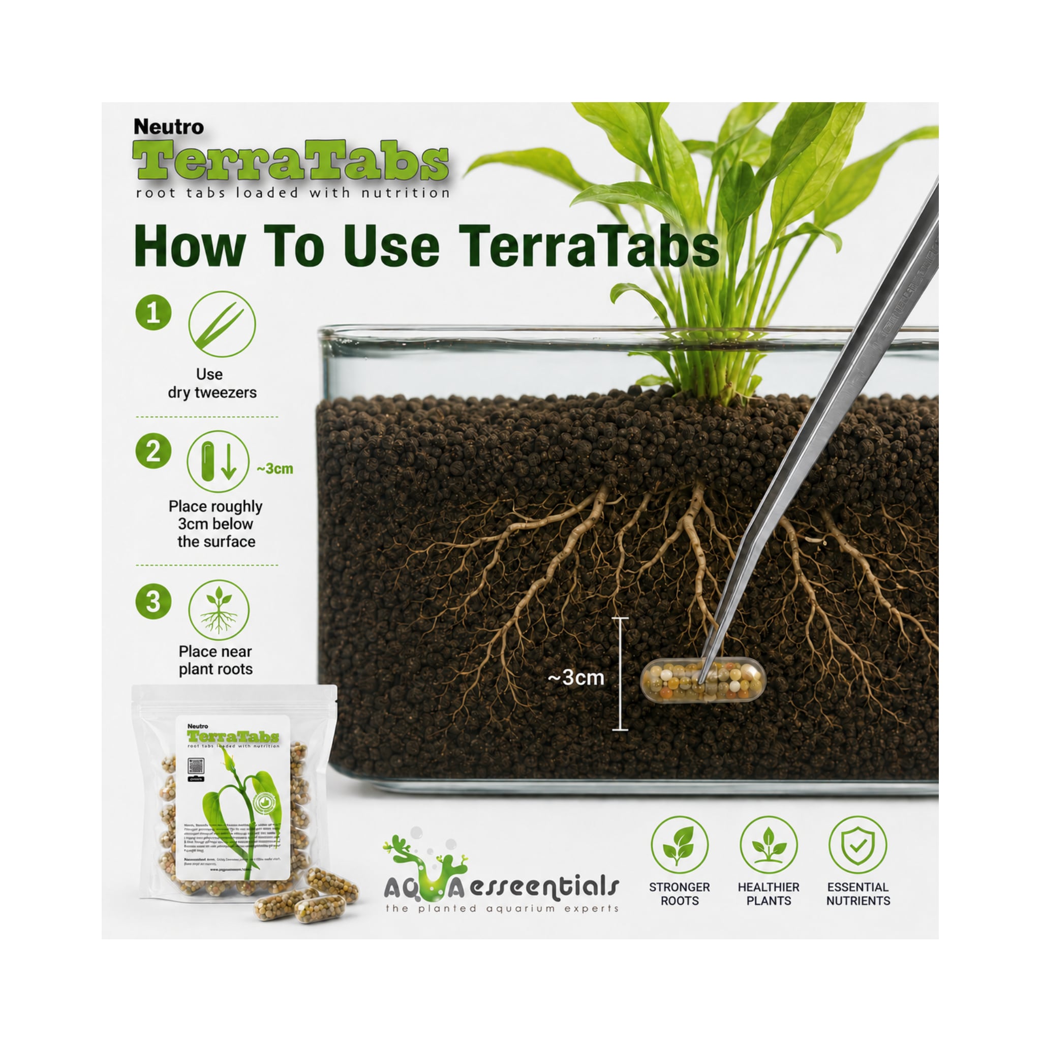 Neutro TerraTabs - Root Tabs for Planted Aquariums