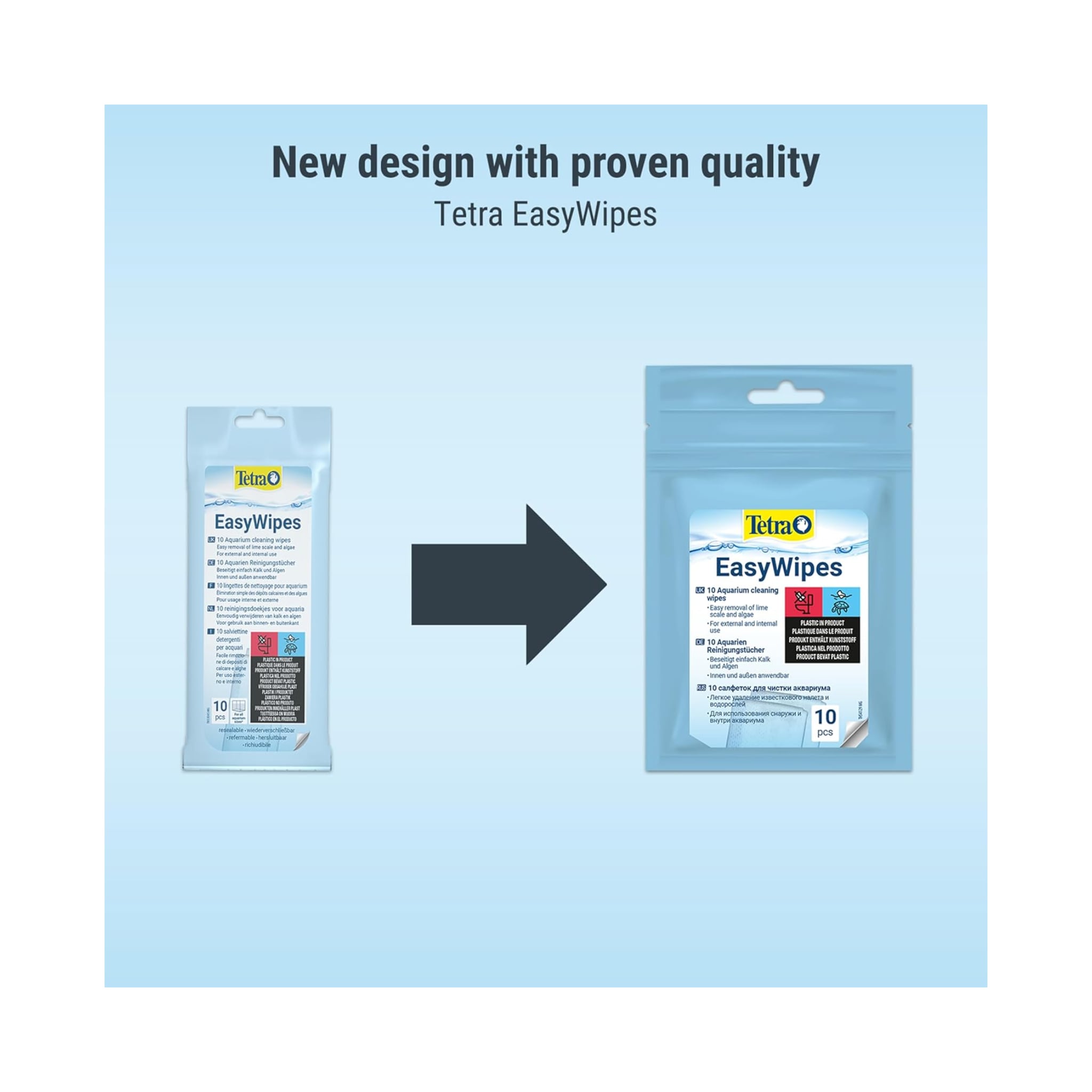 Tetratec EasyWipes - Aquarium Cleaning Wipes