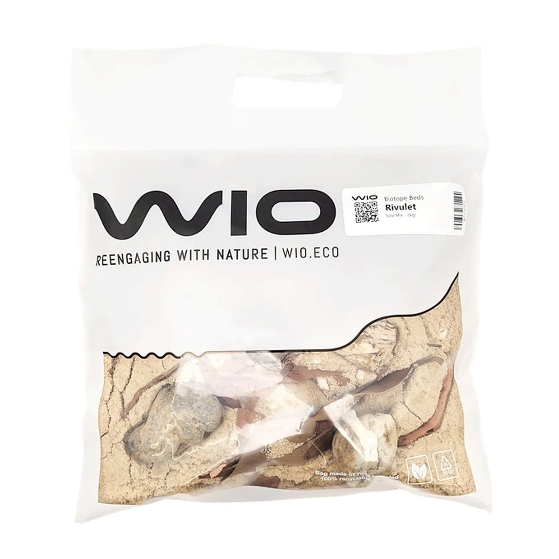 Wio Rivulet Biotope Bed Mix - 2kg - Aqua Essentials