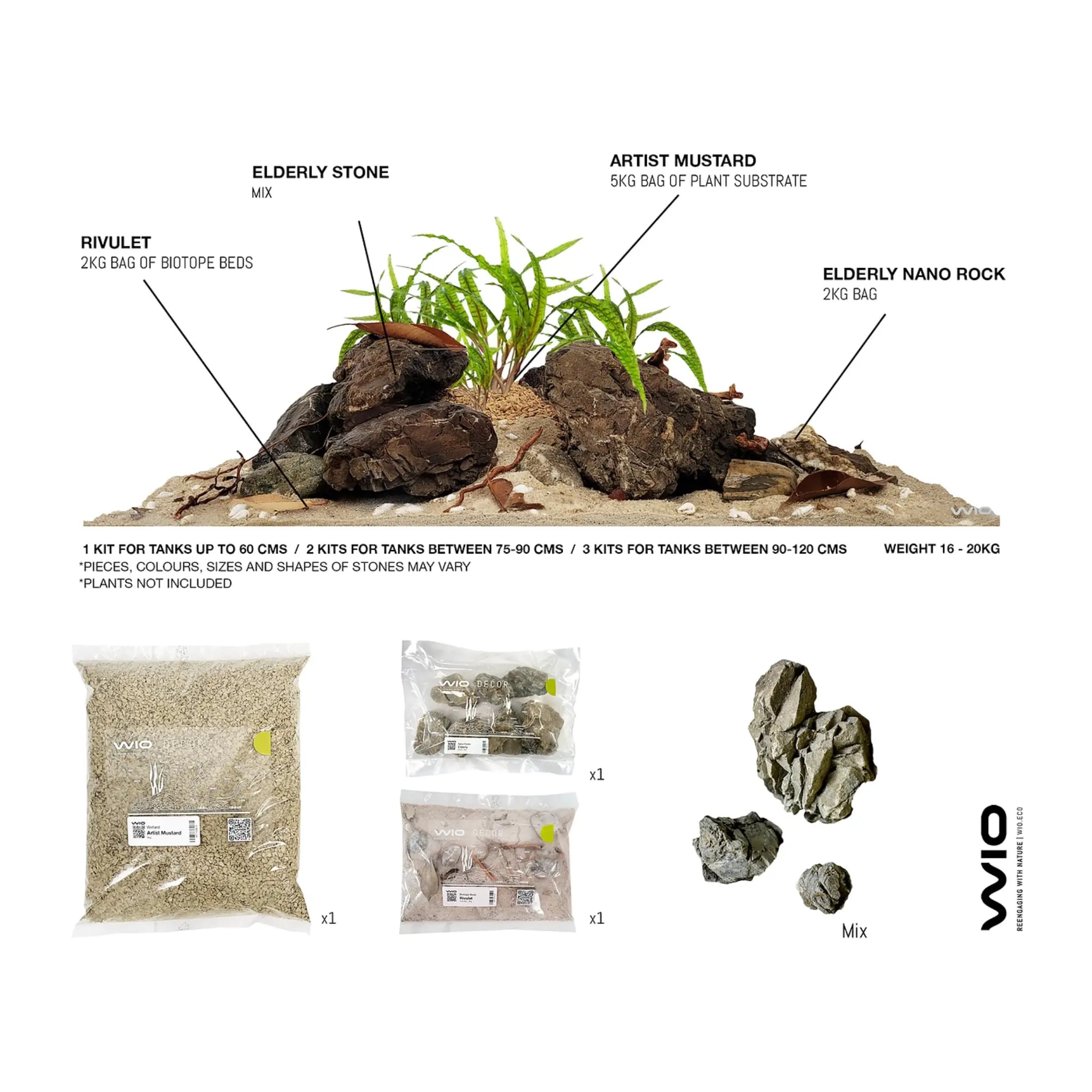 Wio Rivulet River Kit - Complete Set - Aqua Essentials