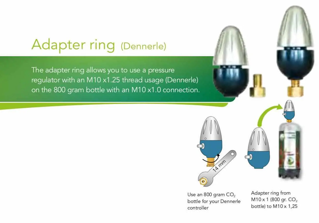Colombo CO2 Adaptor Dennerle 500gr - Aqua Essentials