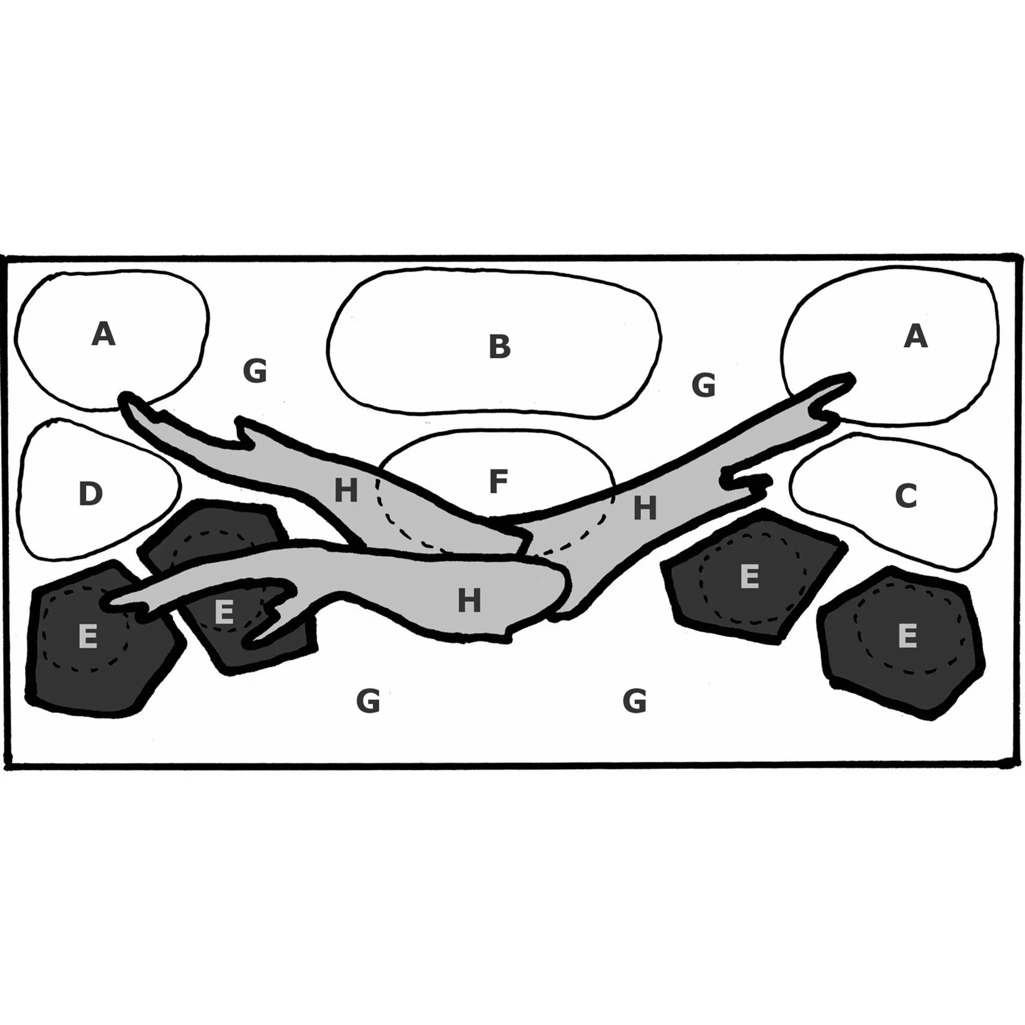 Scaped For You Collection - Layout 2 (128L) Medium - Aqua Essentials