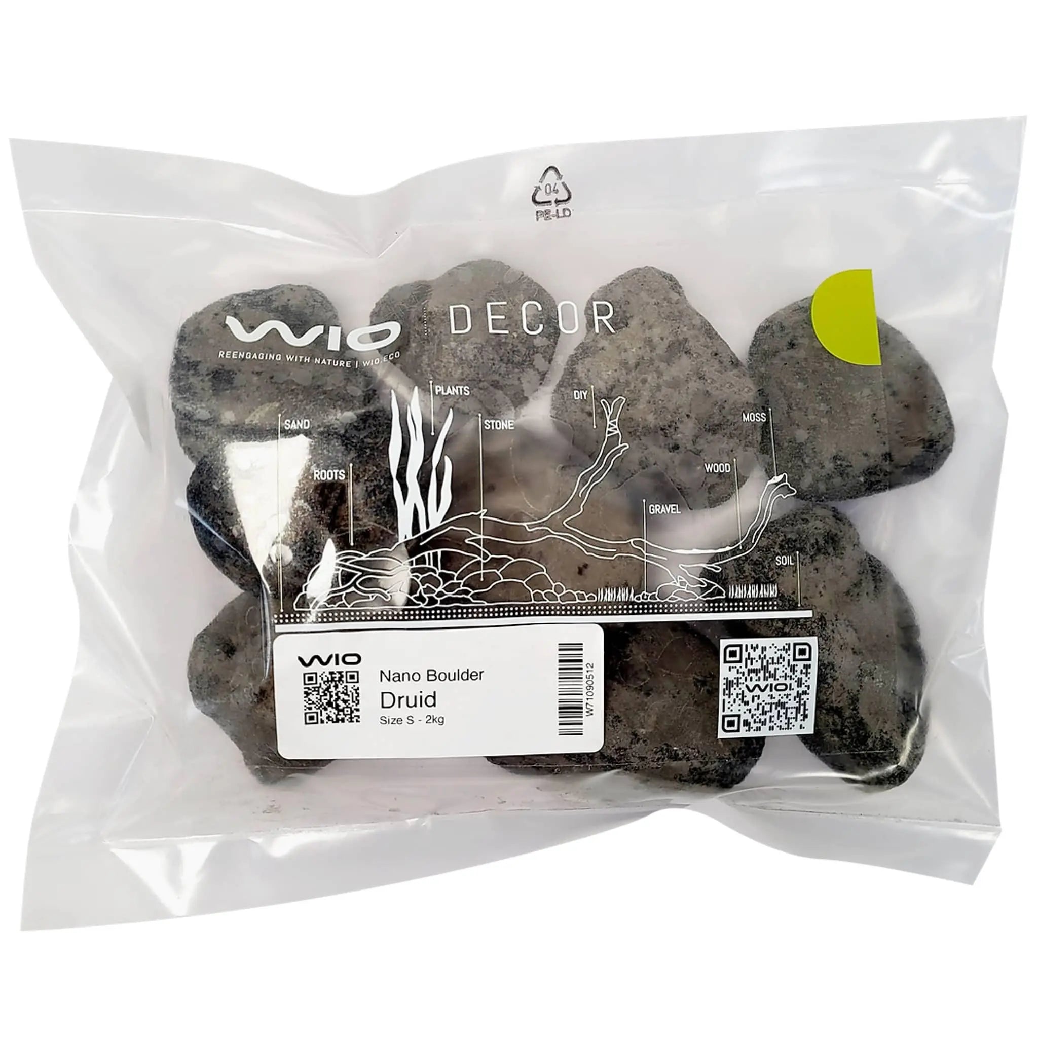 Wio Druid Nano Boulder - 2kg - Aqua Essentials