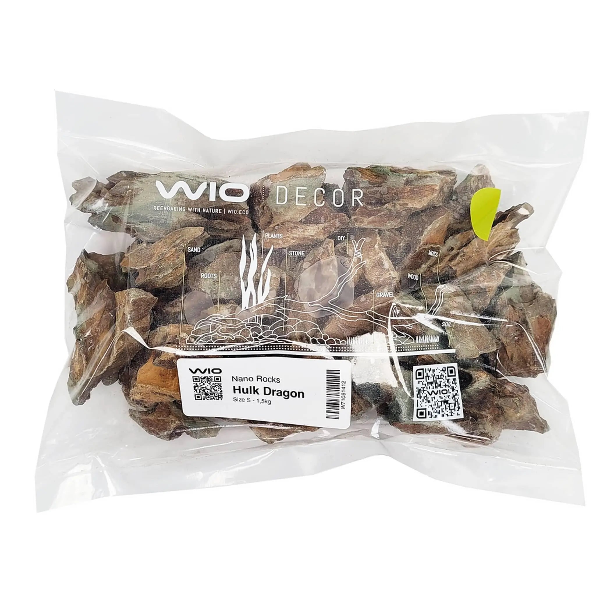 Wio Hulk Dragon Nano Rocks - 1.5kg - Aqua Essentials