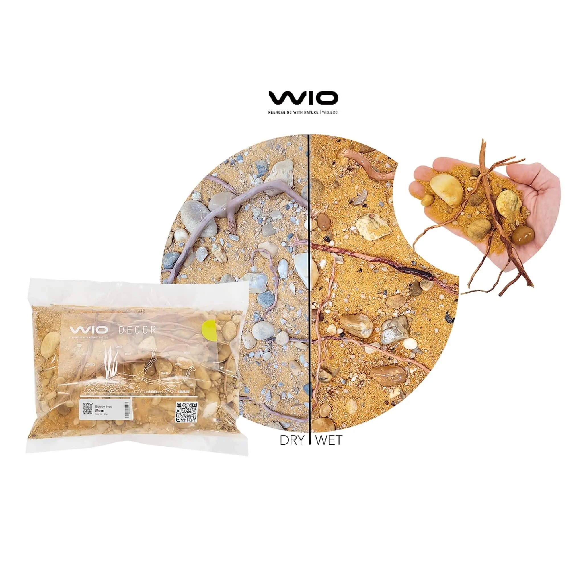 Wio Mere Biotope Bed - 2kg - Aqua Essentials