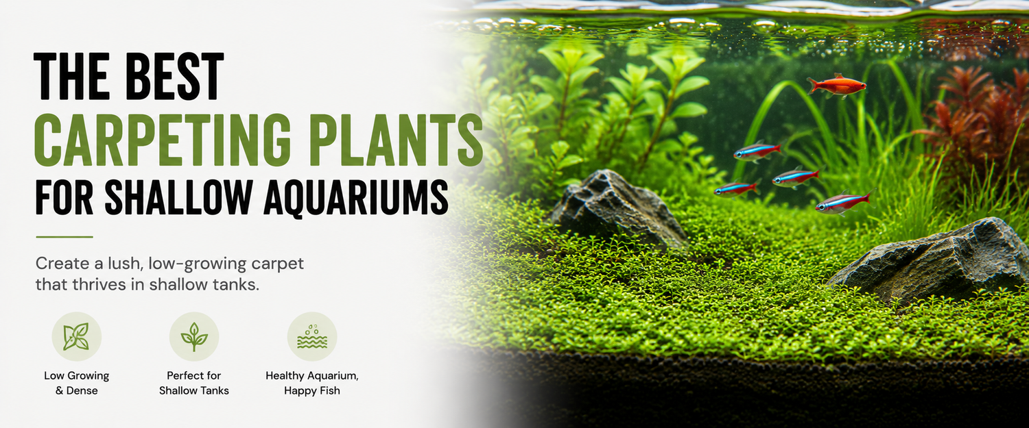 The Best Carpeting Plants for Shallow Aquariums