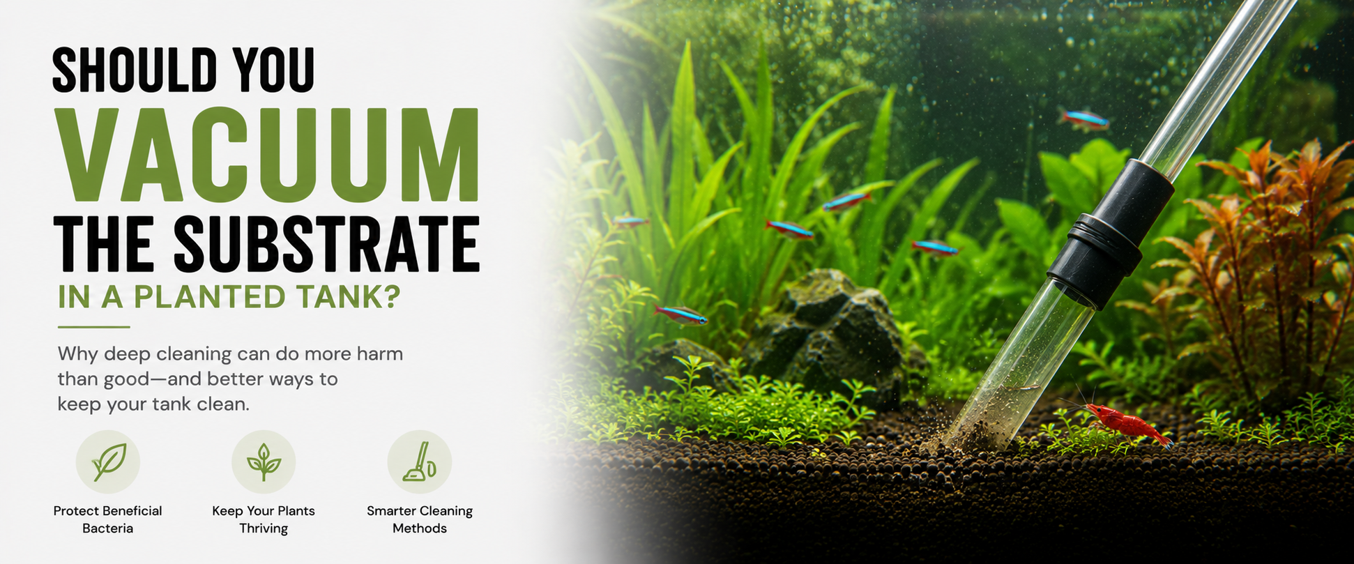 Should You Vacuum the Substrate in a Planted Tank?