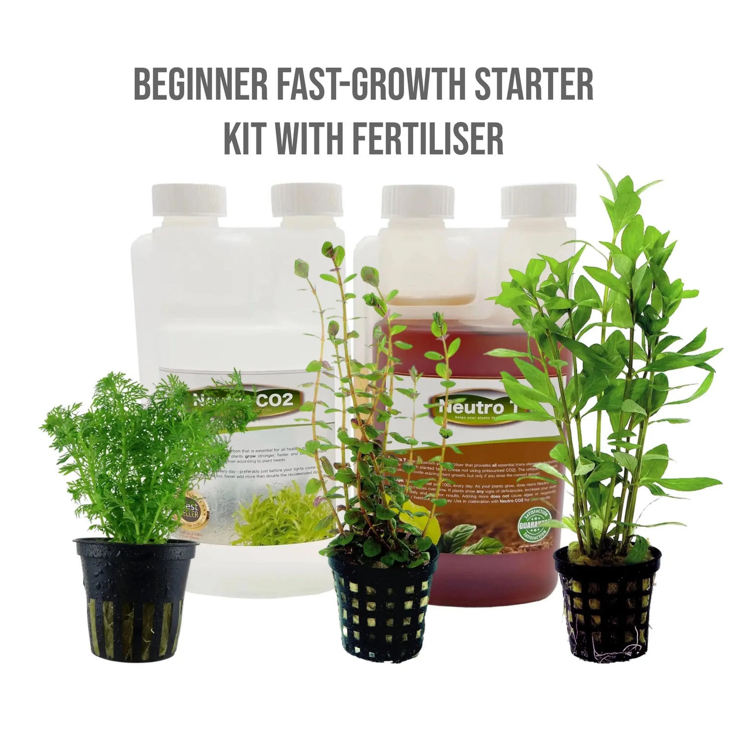 Beginner Fast-Growth Starter Kit with Fertiliser Aqua Essentials