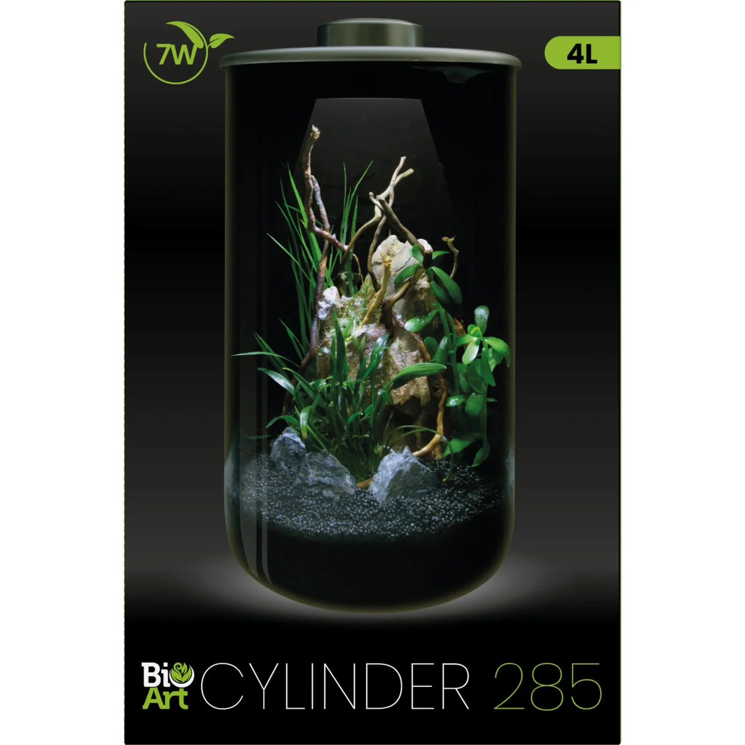 BioArt Cylinder 285 - Black Aquafleur