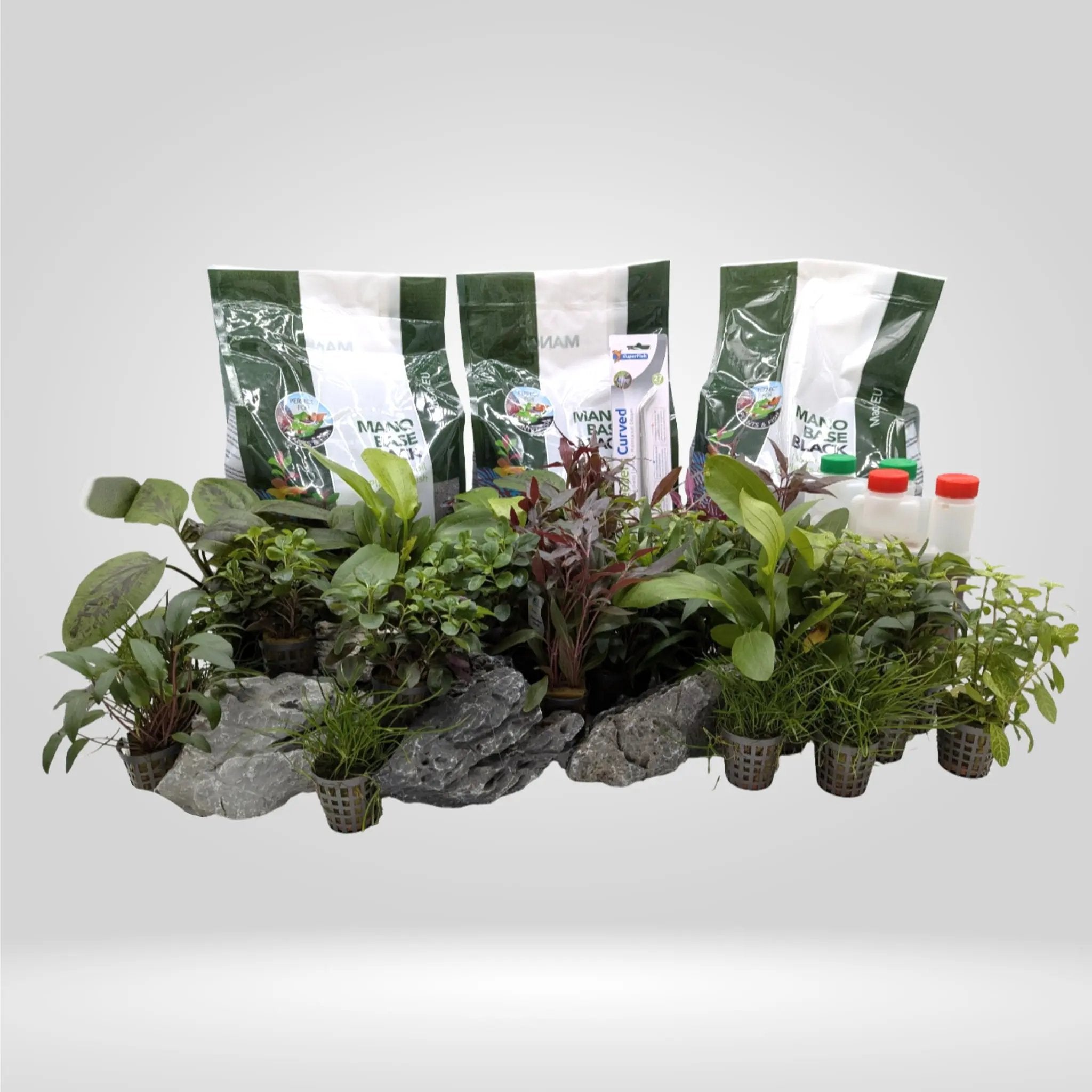 Complete Planted Aquarium Tank Bundle - 180L Aqua Essentials