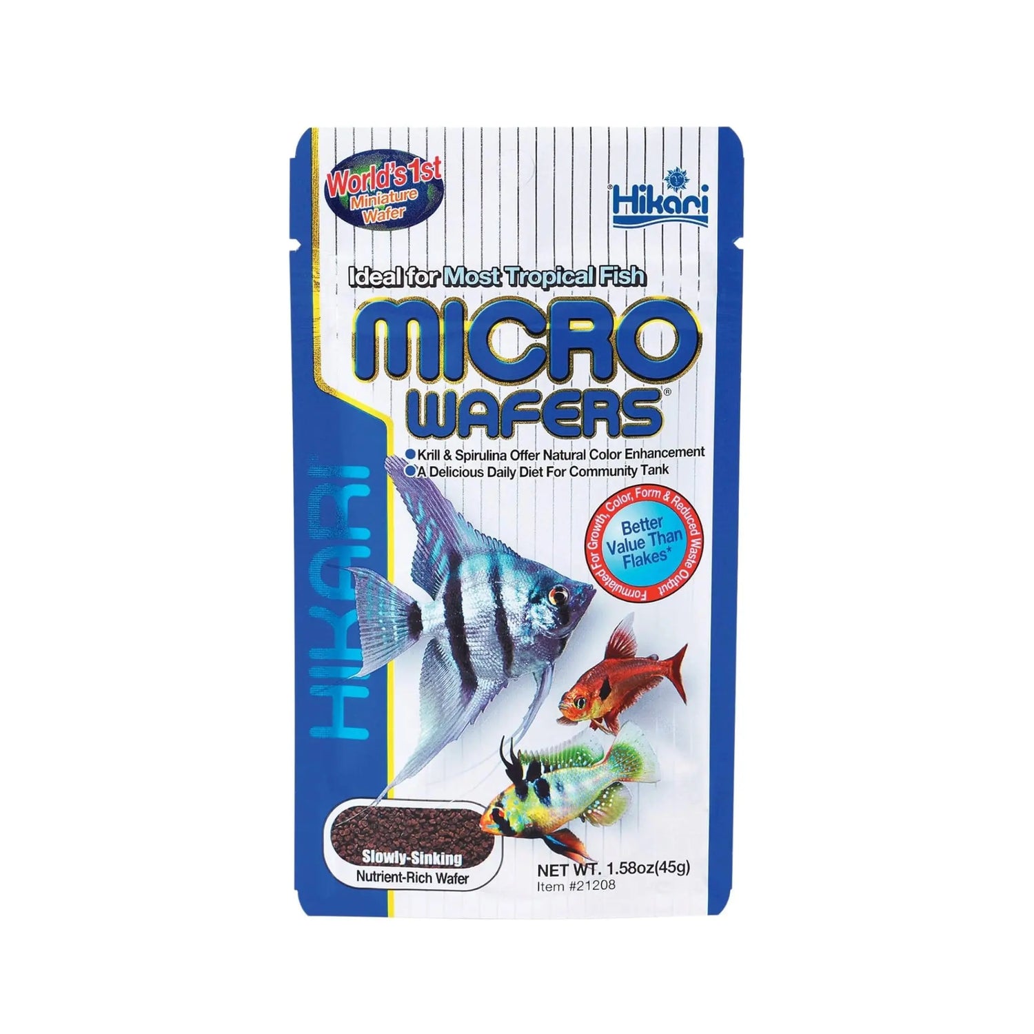 Hikari Tropical Micro Wafers | Tropical Fish Food Hikari