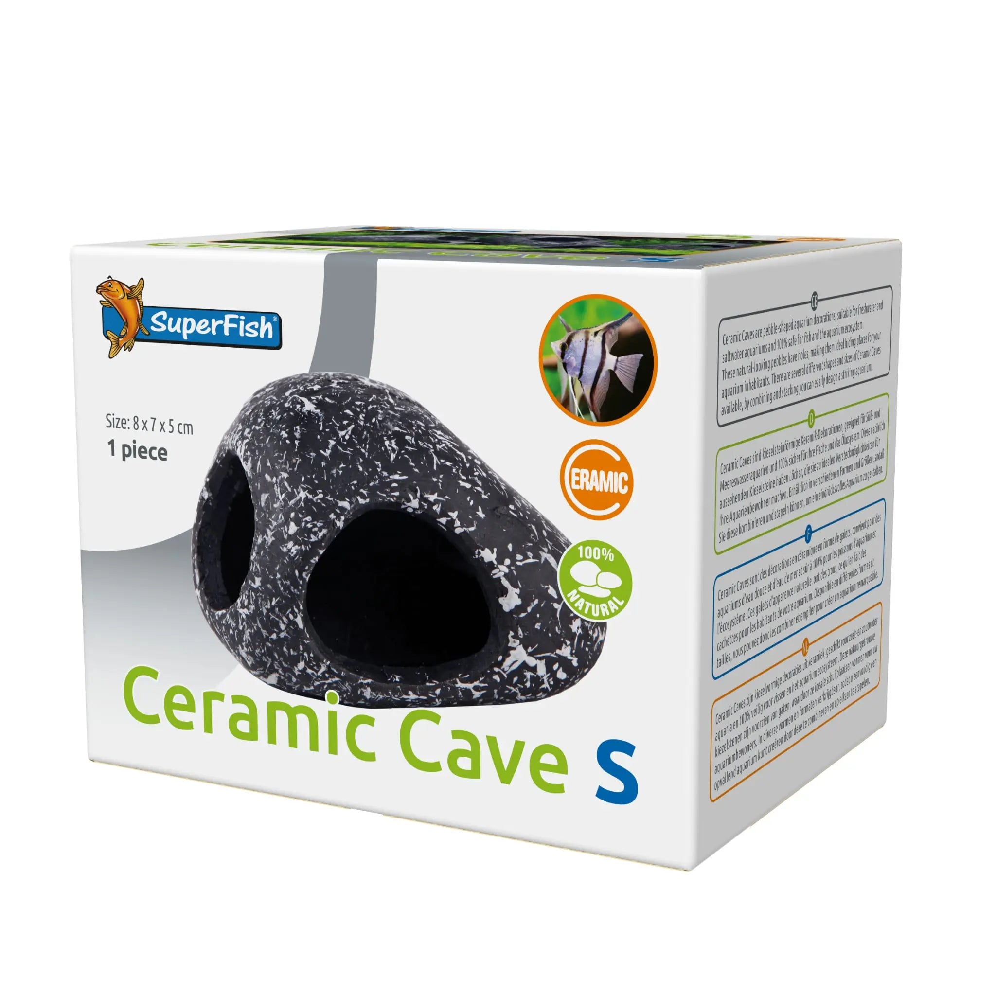 Superfish Ceramic Cave Aqua Essentials