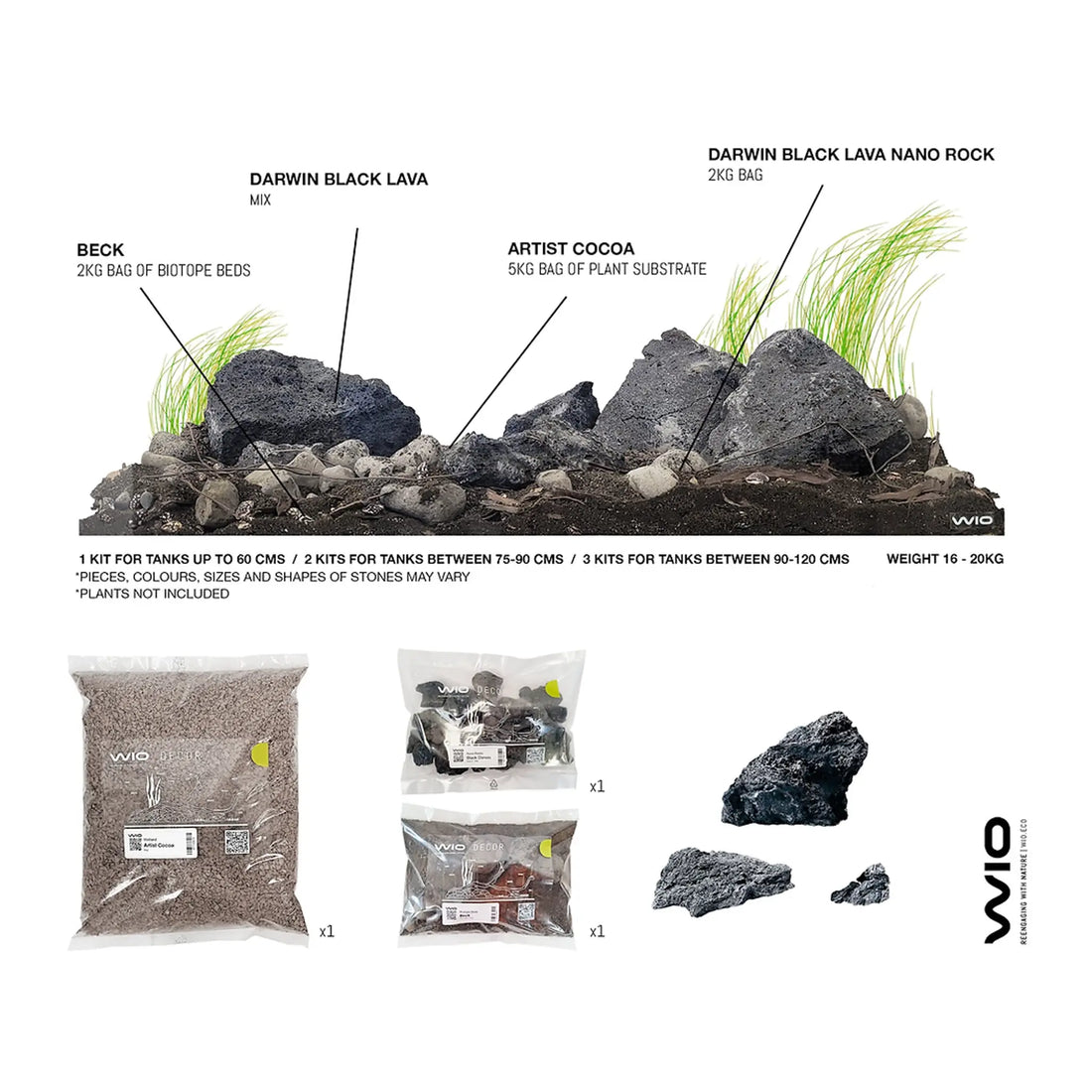 Wio Beck River Kit - Complete Set - Aqua Essentials