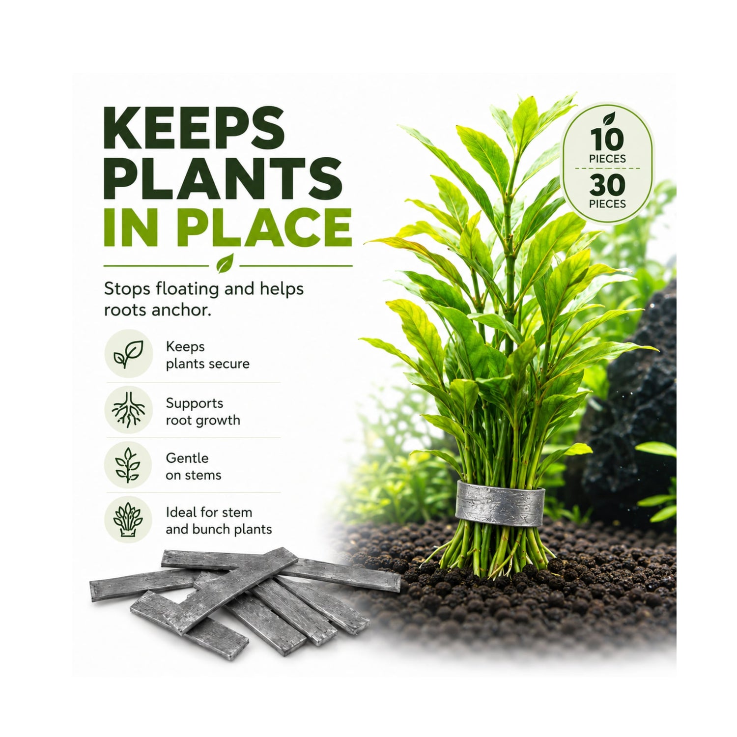 Aquarium Plant Lead Weights