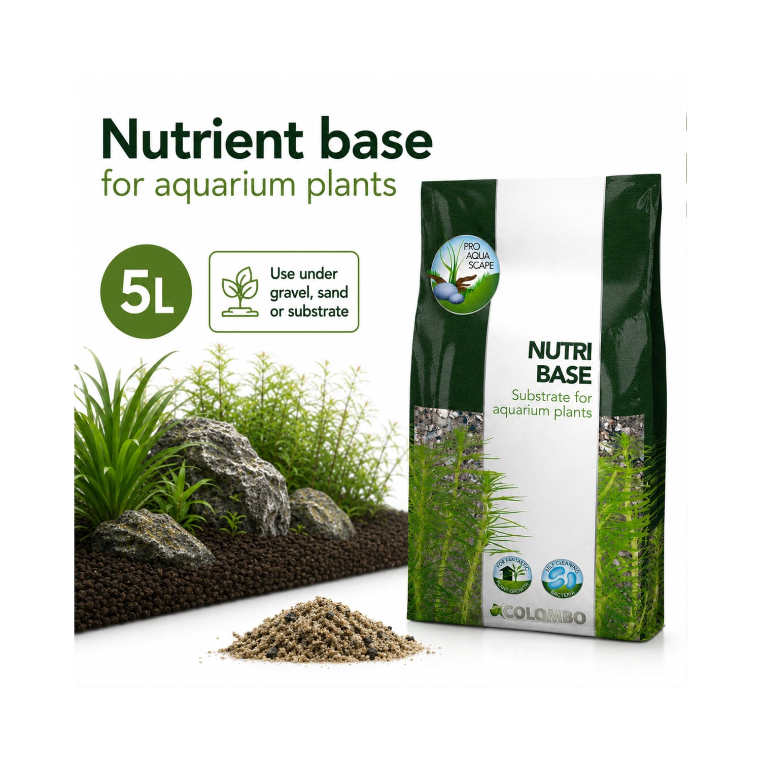 Colombo Nutri Base 5L - Aquarium Plant Substrate