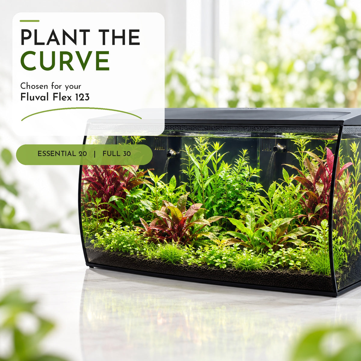 Fluval Flex 123 Aquarium Plant Collection
