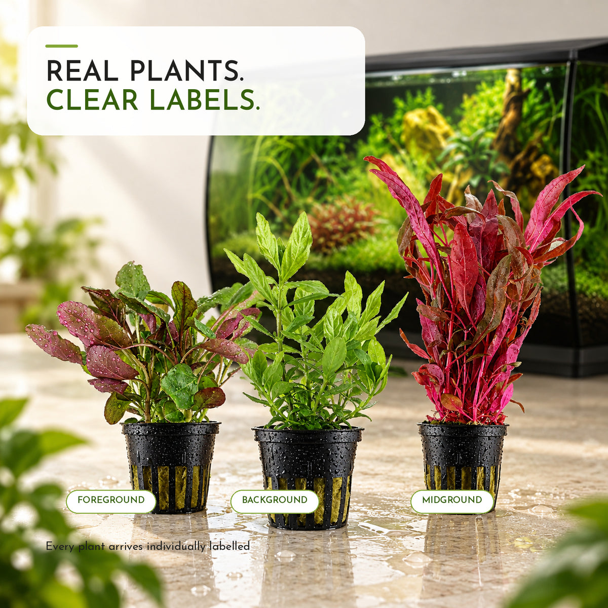 Fluval Flex 123 Aquarium Plant Collection