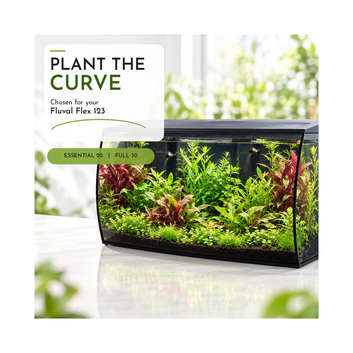 Fluval Flex 123 Aquarium Plant Collection
