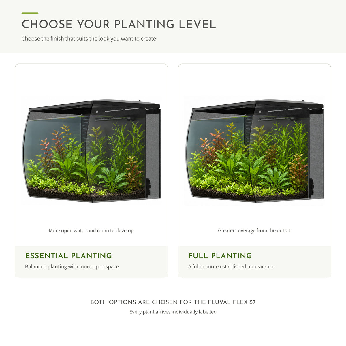 Fluval Flex 57 Aquarium Plant Collection