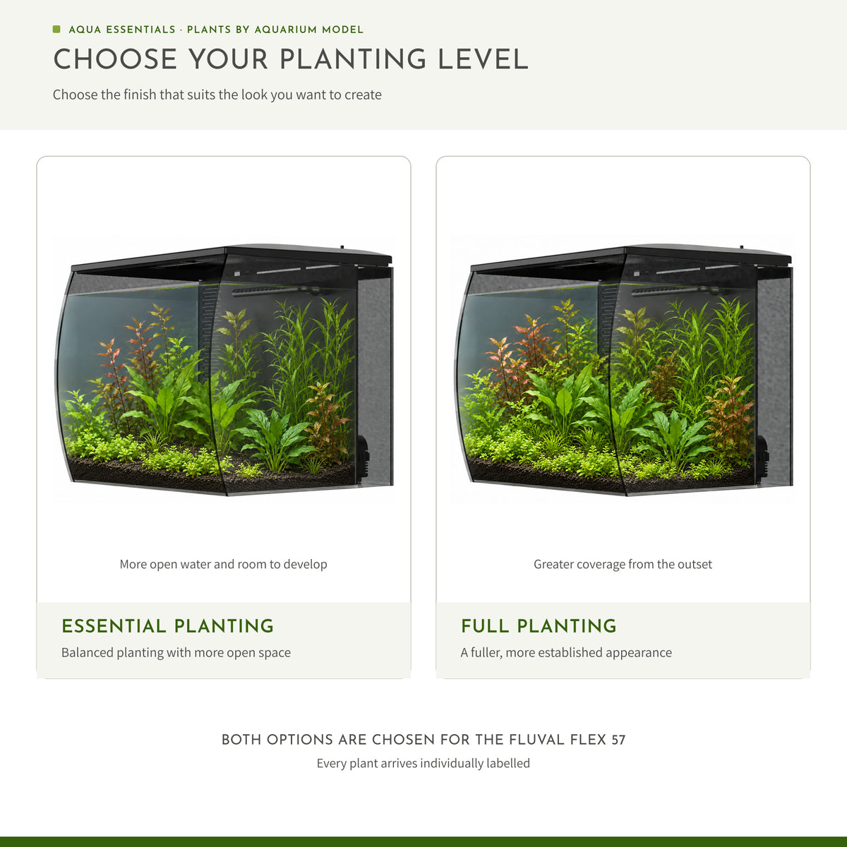 Fluval Flex 57 Aquarium Plant Collection