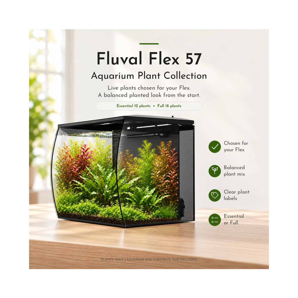 Fluval Flex 57 Aquarium Plant Collection