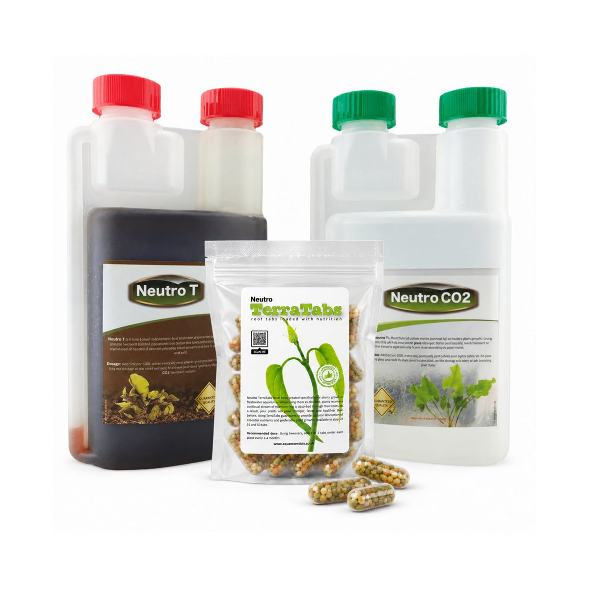 Neutro Fertiliser Set - Low tech (Small) with TerraTabs (x15)