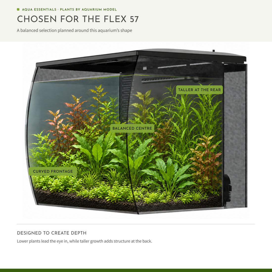 Fluval Flex 57 Aquarium Plant Collection