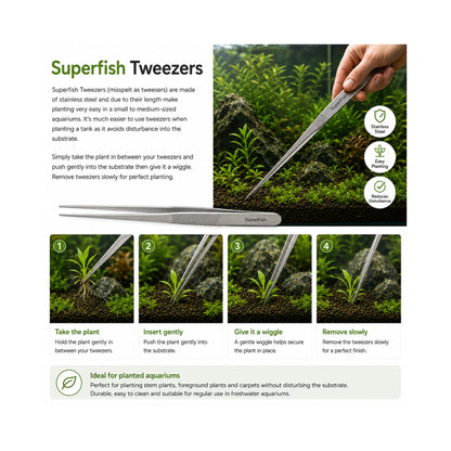 Superfish Aquarium Plant Tweezers