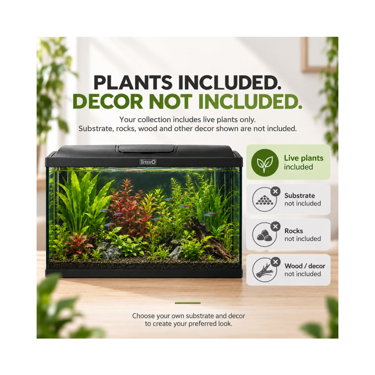 Tetra Starter Line 54 Aquarium Plant Collection