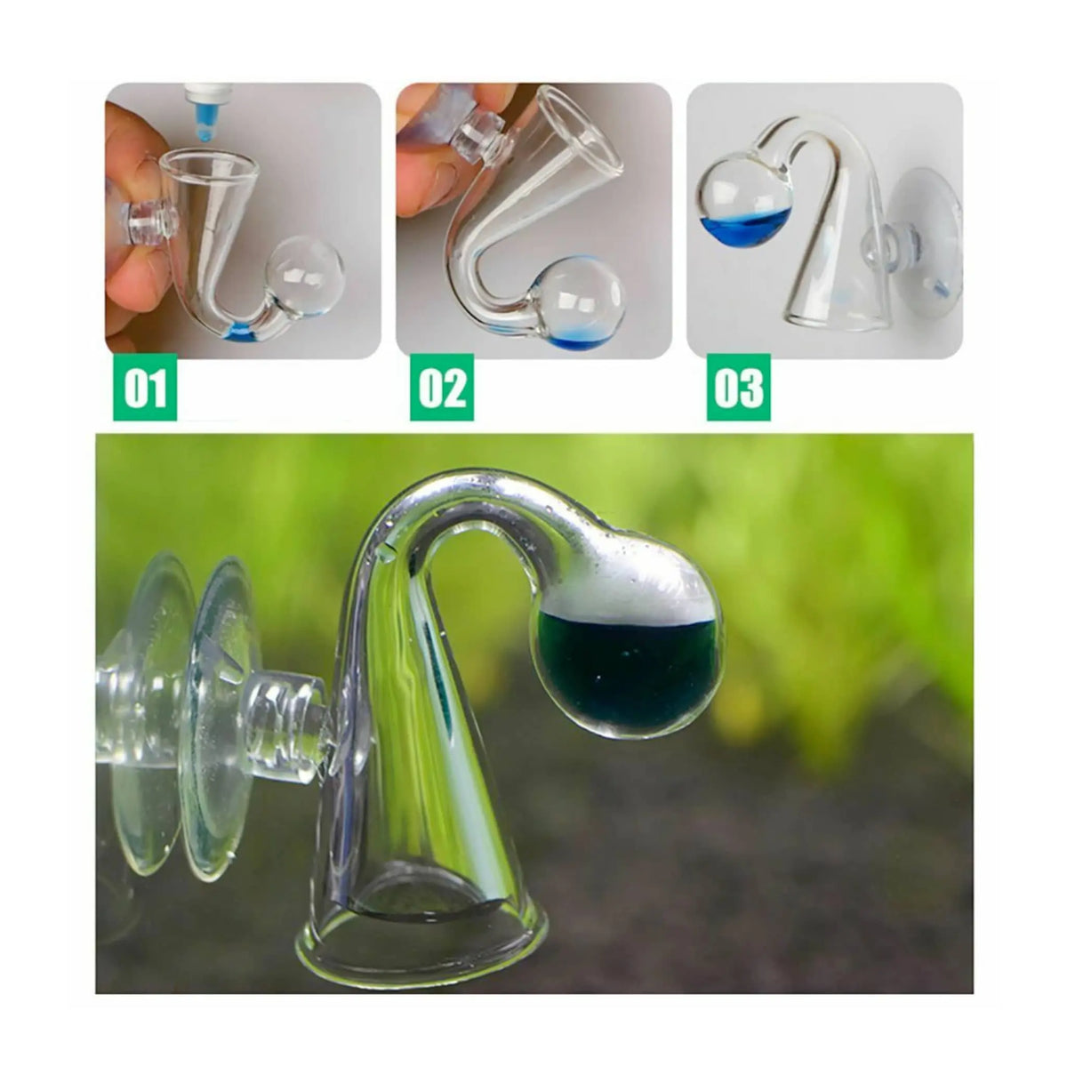 Drop Checker Aquarium CO₂ Drop Checker (monitors CO₂ levels) - Aqua Essentials