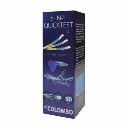 Colombo 6 in 1 Test Kit - contains 50 tests - Aqua Essentials