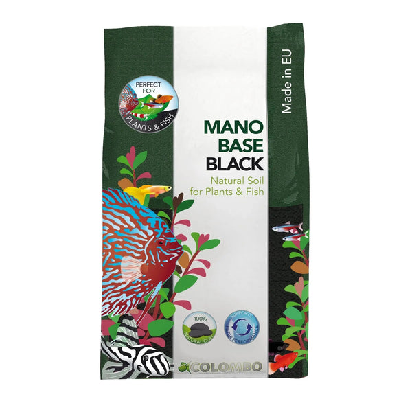 Colombo Mano Base Black substrate for planted aquarium