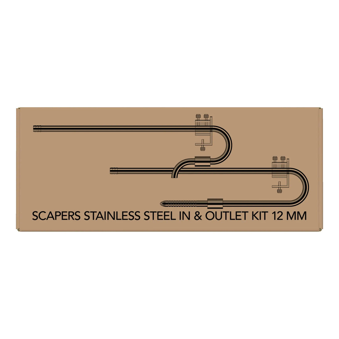 Scapers Stainless Steel Inlet Outlet Kit - Aqua Essentials