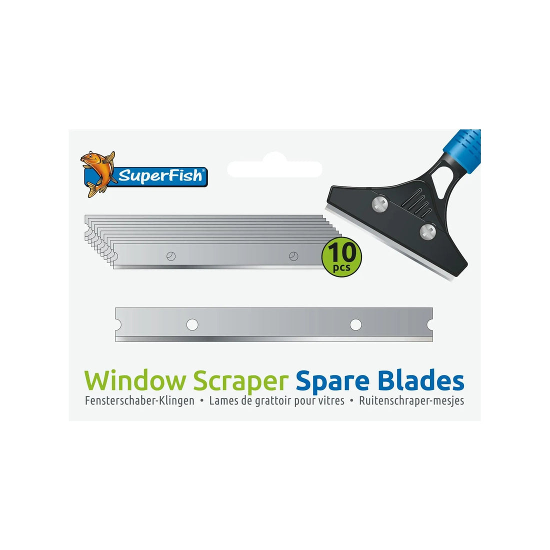 Superfish Window Scraper Spare Blades - Aqua Essentials