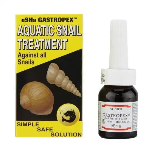 eSHa Gastropex 10ml (kills snails, combats Hydra) - Aqua Essentials