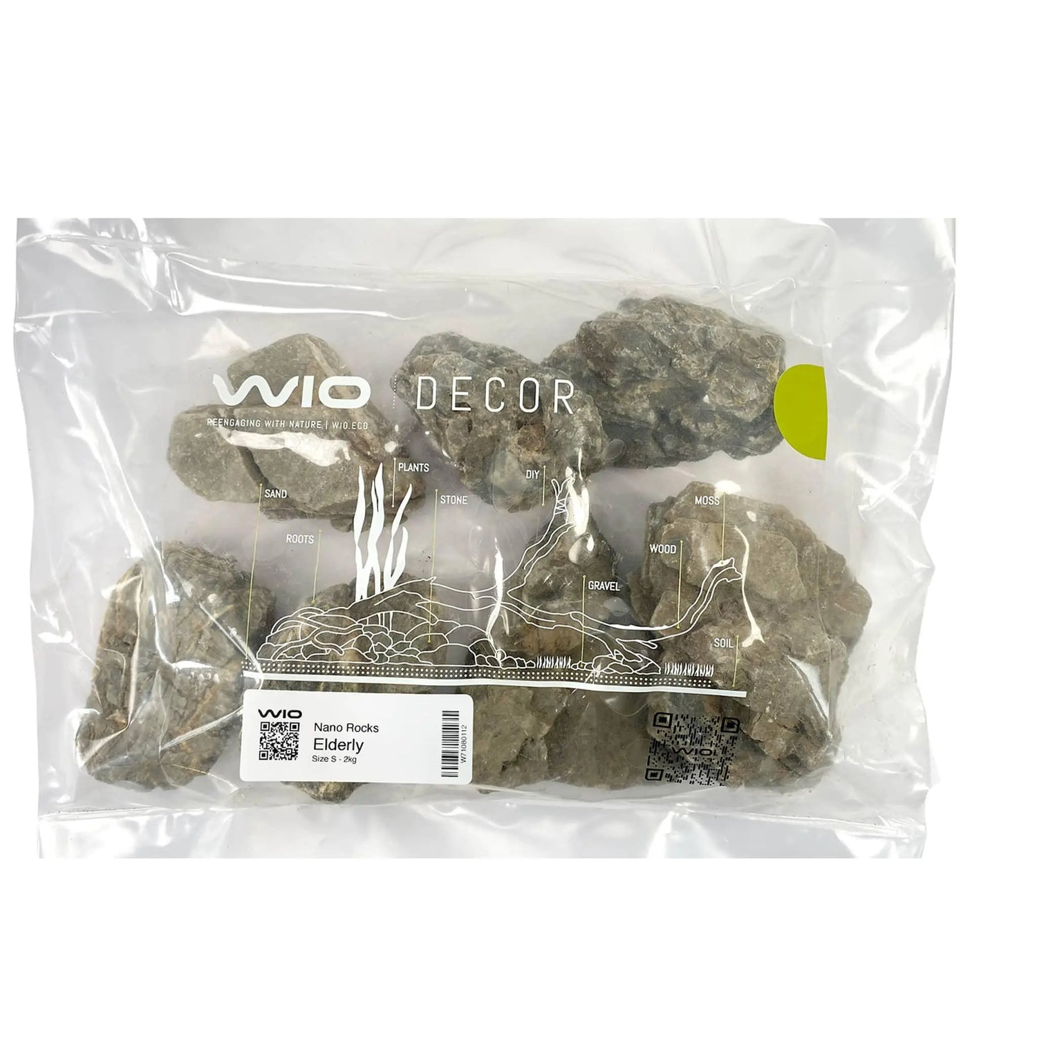 Wio Elderly Boulders - 2kg - Aqua Essentials